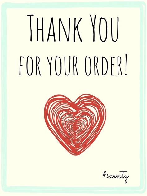 Thank you for your scentsy order wickless candles and scented fragrance wax for electric candle warmers and scented natural oils and diffusers. 47 best Scentsy Thank You for your order images on ...