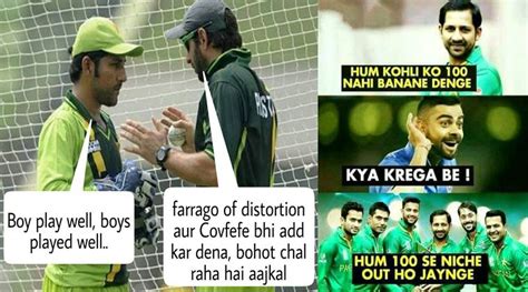 india vs pakistan these cricket jokes and memes on the match have left everyone in splits