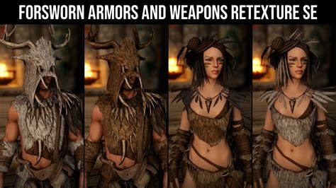 Forsworn Armors And Weapons Retexture Se Nexus Skyrim Se Rss Feed