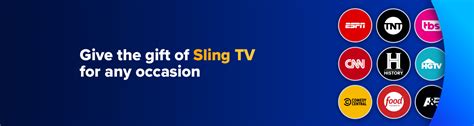 Sling Tv T Cards Live Tv Streaming Services