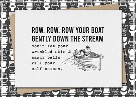 Row Your Boat Gently Down The Stream Don T Let Saggy Etsy