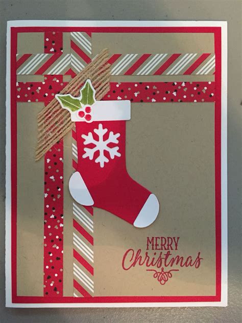 stampin up hang your stocking 2016 2017 holiday catalog christmas cards handmade diy