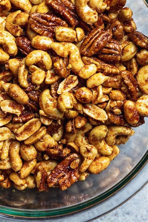 Sweet And Spicy Mixed Nuts Are An Easy Healthy And Addictive Snack To Bring To Your Next