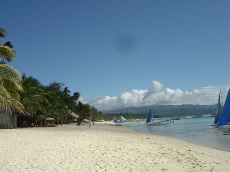 Enjoy The Beauty Of The White Sand Beach Of Boracay Island Philippines