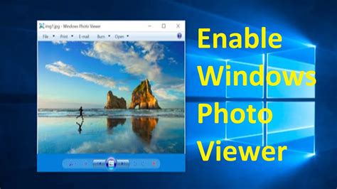 Enable Windows Photo Viewer In Windows 10 Howtosolveit Youtube