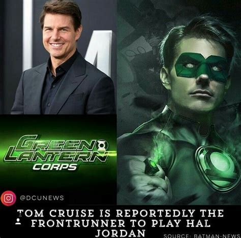Tom Cruise As Green Lantern Tom Cruise Green Lantern Cruise