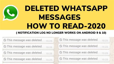 This Message Was Deleted Read Whatsapp Deleted Messages Notification