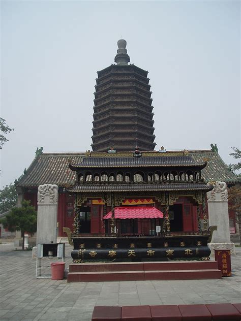Temple De Tianning Pékin Pagode Temple Monastère