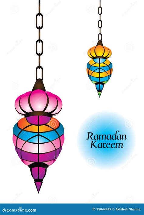 Beautiful Arabic Lamp With Ramadan Kareem Royalty Free Stock Images