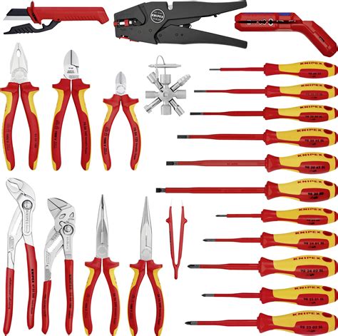 Knipex 00 21 30 Electrical Contractors Tool Box Tools 23 Piece
