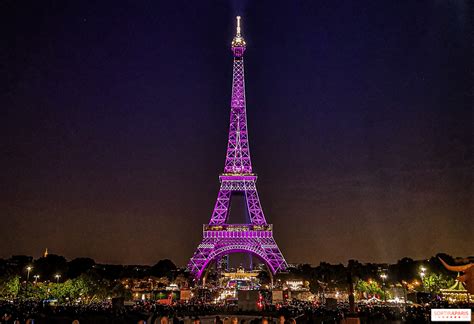 The Eiffel Tower Turns Pink For Pink October 2022