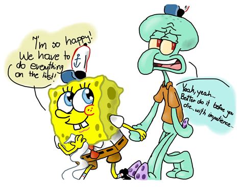 Spongebob And Squidward By Springkamilcza On Deviantart
