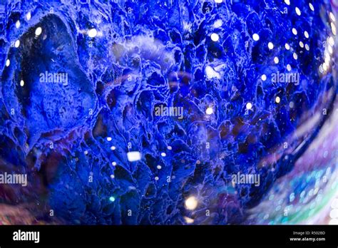 Reflection In Crystal Blue Stock Photo Alamy