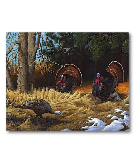 look what i found on zulily wild turkeys wrapped canvas wall art by courtside market