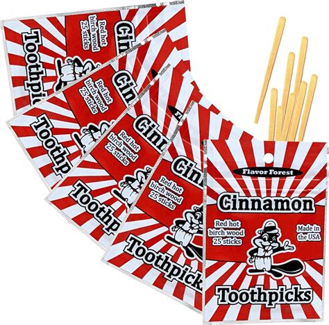 Classic Hot Cinnamon Flavored Toothpicks Usa Made Quit Smoking 5