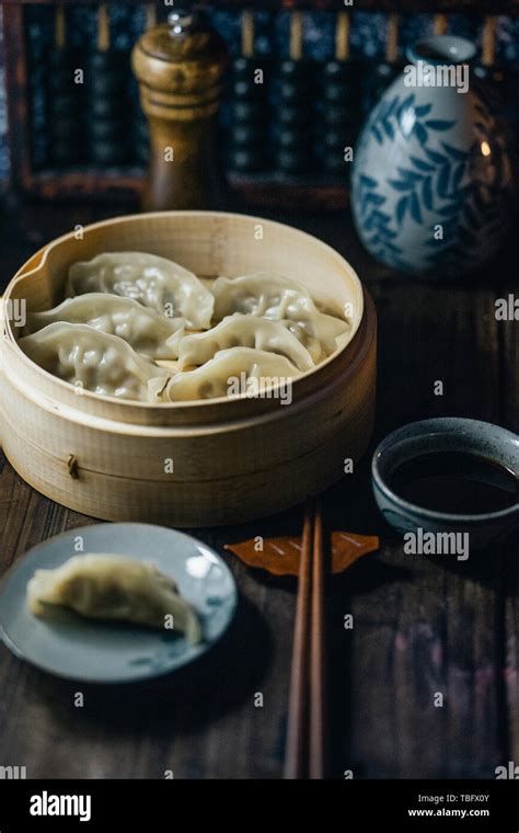 Delicious Dumplings Stock Photo Alamy
