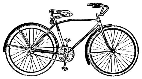 Bicycle Bike Clipart Black And White Free Clipart Images 2 Clipartix