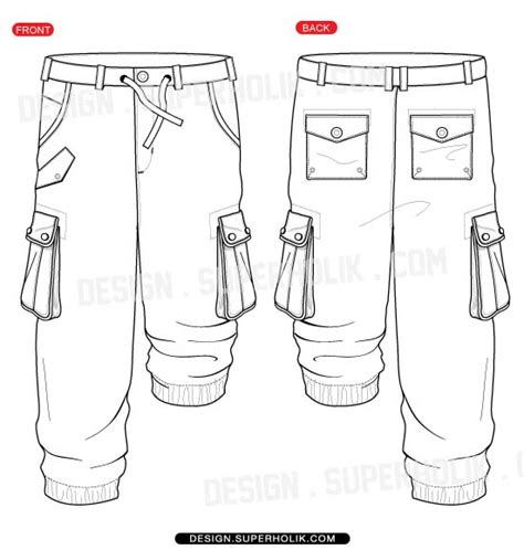 How To Draw Cargo Pants At How To Draw