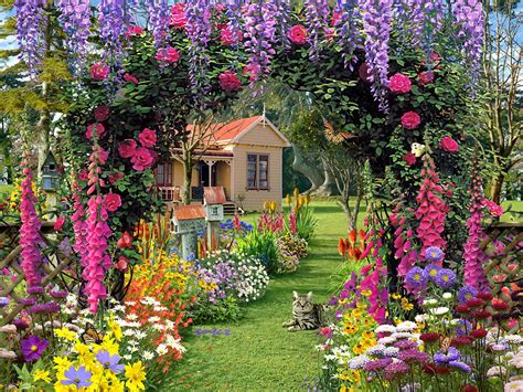 Beautiful Flower Garden Weneedfun