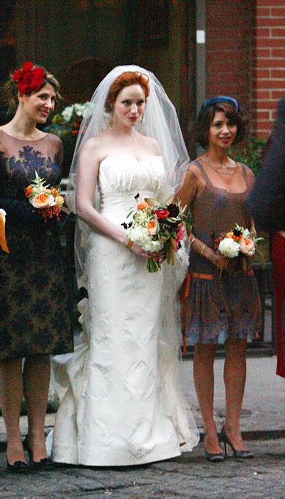 Christina Hendricks The Best Celebrity Wedding Dresses