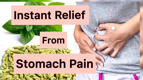 Instant Remedy For Stomach Pain Stomach Pain Reliever How To Relief
