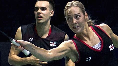 English Championships Chris And Gabby Adcock Win Mixed Doubles Bbc Sport