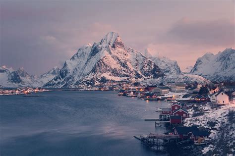 Зима в Северной Норвегии — Лофотенские острова Lofoten Vakantie Foto