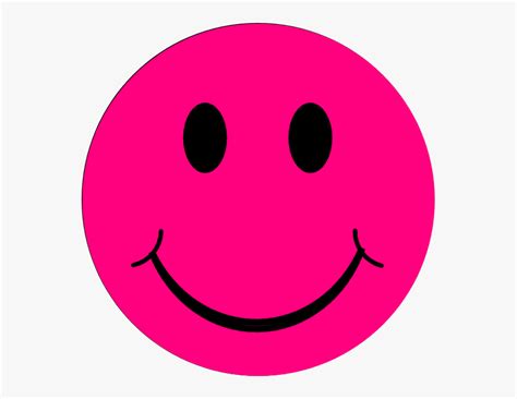 Pink Smiley Face Png Free Transparent Clipart Clipartkey
