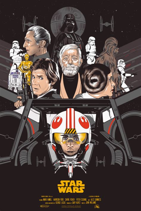 Original Star Wars Trilogy Poster Art Set By Vincent Rhafael Aseo