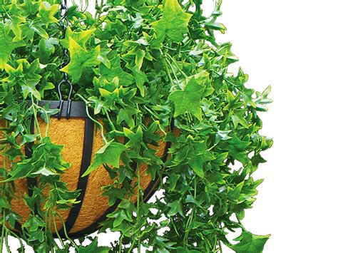 Artificial English Ivy Hanging Basket Faux Ivy Pots Commercial Silk