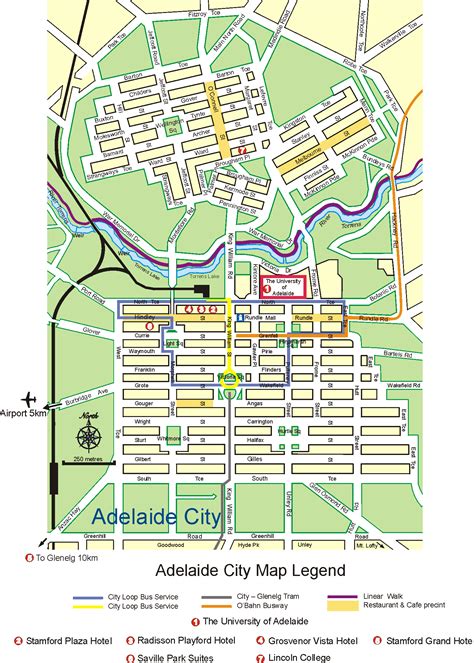 Adelaide City Map Adelaide Australia • Mappery