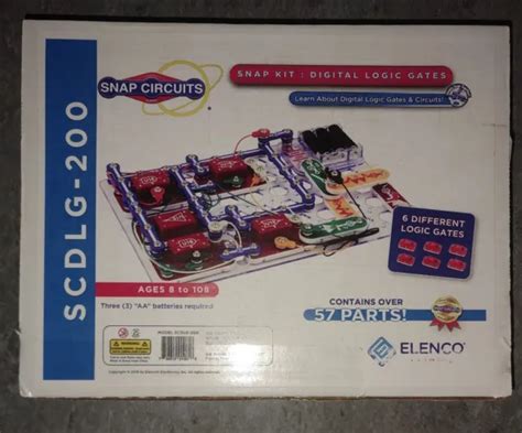 Snap Circuits Snap Kit Digital Logic Gates Discovery Kit Scdlg 200
