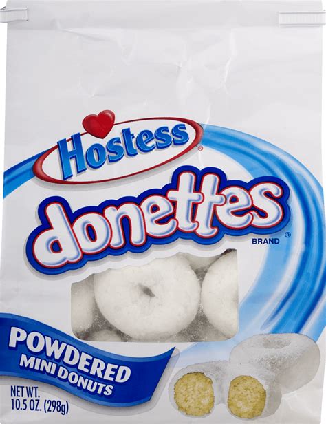 Hostess Donettes Powdered Mini Donuts 105 Oz 20 Count