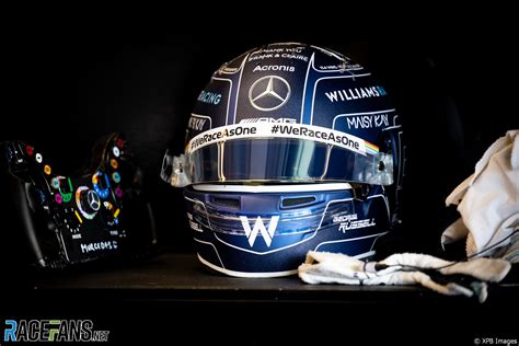Meanwhile, williams driver george russell's new lid bore a resemblance to the helmet of a certain juan pablo montoya. George Russell's helmet, Williams, Yas Marina, 2020 · RaceFans