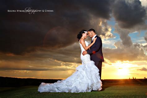 Beautiful Sunset Photo With The Bride And Groom Bella Collina