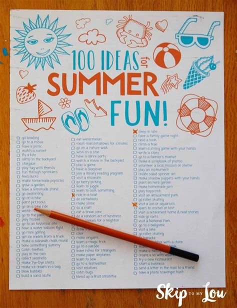 Best practices & activities for preschoolers. 100 Fun Summer Activities For Kids
