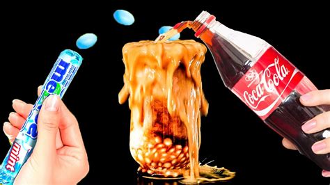 Coca Cola With Mentos Trick 40 Experiments That Will Shock You Youtube