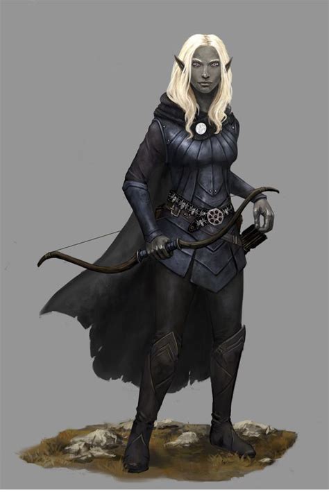 Pin By Razir 6112 On Fem Drow Character Portraits Elves Fantasy