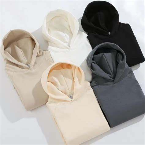 High Quality Custom Thick Hoodies Plain Hoodies Men 100 Cotton