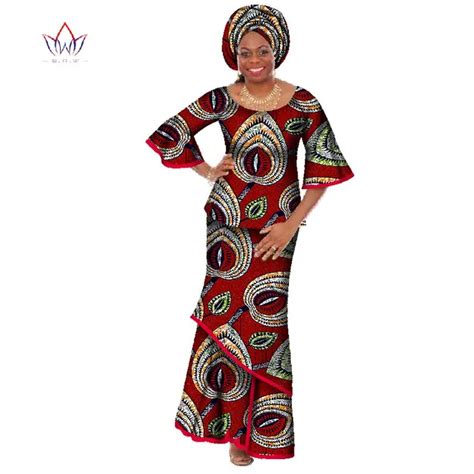 Summer Traditional African Clothing Dashiki O Neck Women African Skirt
