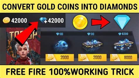 Sometimes 13.500 diamonds doesn't work try to use 7.500 it work! HOW TO CONVERT GOLD COINS INTO DIAMONDS IN FREE FIRE ...