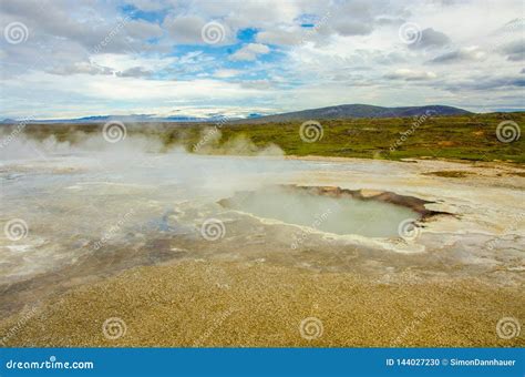 Hveravellir Geothermal Hot Spring Iceland Stock Photo Image Of