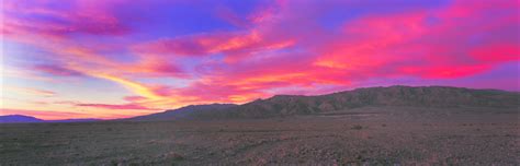 Breathtaking Sunrise At Tucki Mountains Death Valley