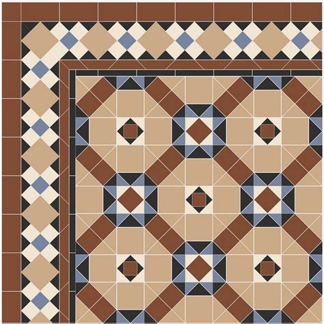 Напольная плитка Victorian Floor Tiles Раскладки Westminster And