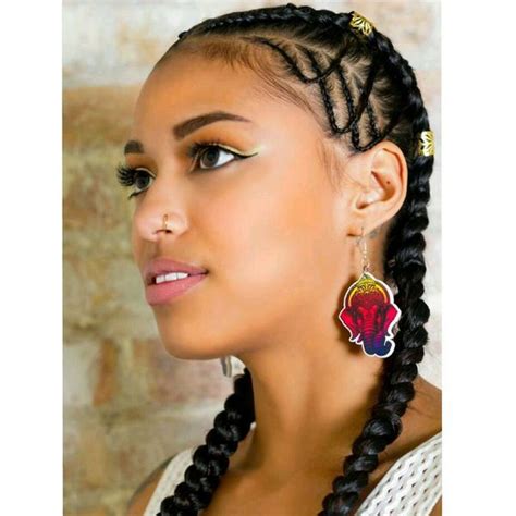 Braids are an easy and so pleasant way to forget about hair styling for months, give your hair some rest and protect it from harsh environmental factors. Two Braids Hairstyles | African American Hairstyling