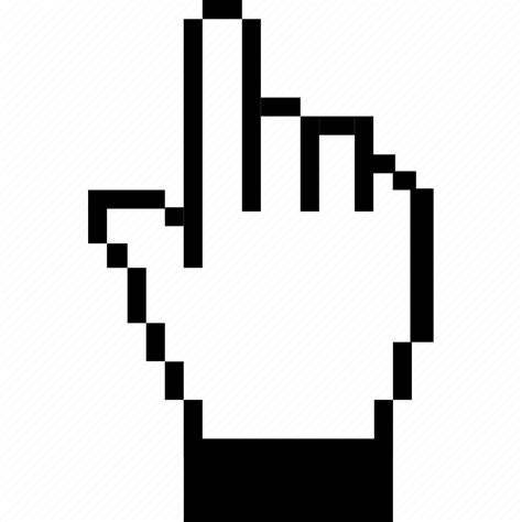 Click Cursor Finger Hand Point Pointer Touch Icon Download On