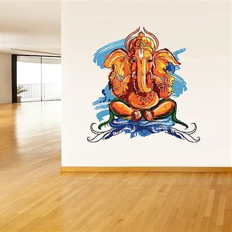 Vinyl Decal Ganesha God Hindu Hinduism India Indian Unique Wall Decor