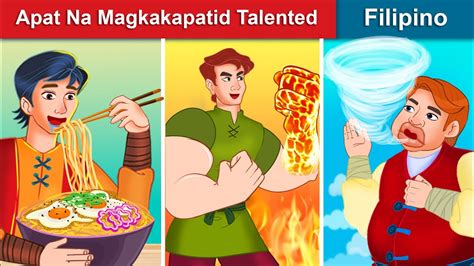 Apat Na Magkakapatid Talented 🤴 The Incredible Four In Filipino Woa