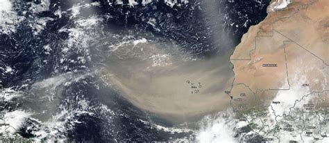 Nasa Observes Large Saharan Dust Plume Over Atlantic Ocean