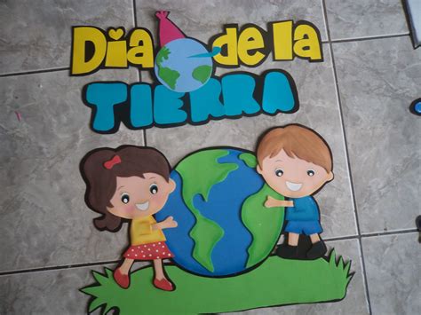 Dia De La Tierra En Foamy Goma Eva Foam Child Day Classroom